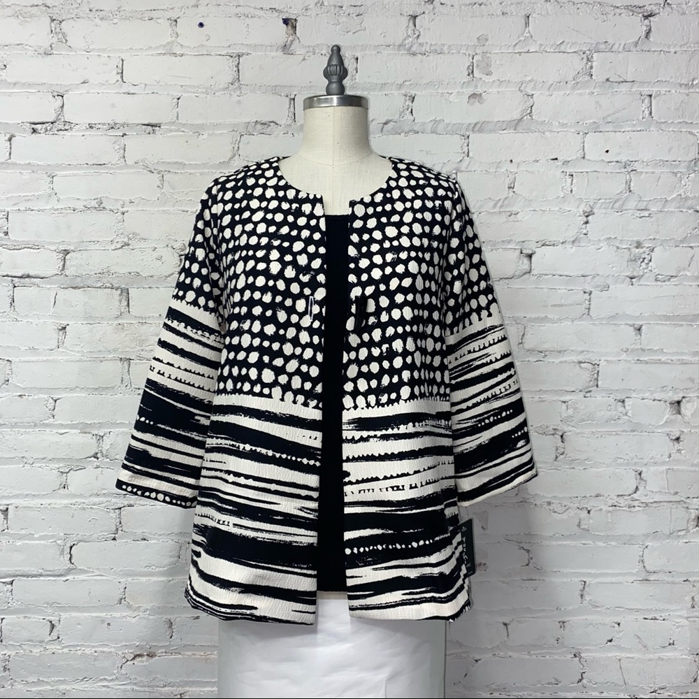 2453 Yushi Printed Jacket - Cream